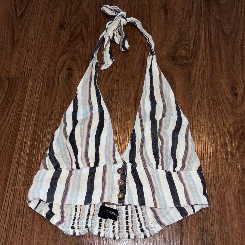 Urban outfitters crop top with adjustable straps